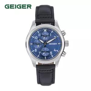 가이거(GEIGER) 남성 멀티펑션 가죽워치 GE8062BUBK