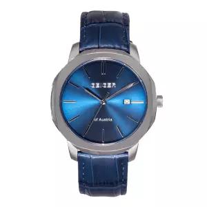 가이거(GEIGER) 클래식 남성 레더 워치 GE1263BUBU_M