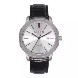 가이거(GEIGER) 클래식 남성 레더 워치 GE1263WTBK_M