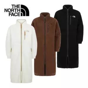 [노스페이스]NC4FR85 여성 루즈핏 롱플리스 테디 후리스 코트 자켓 298111