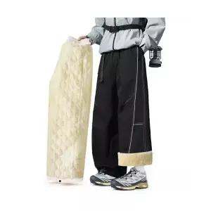 EAMT 남성 빅사이즈 따뜻한 캐시미어 바지 겨울 스키 점프 캐주얼 면 YJ4