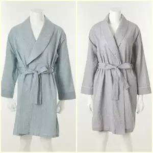 [와코루] 간절기용 선염면 요루체크 남여로브가운 세트 [WRB2513WM]