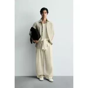 자라 ZARA 시어서커 프린트 셔츠 - 026 7380558026 899345