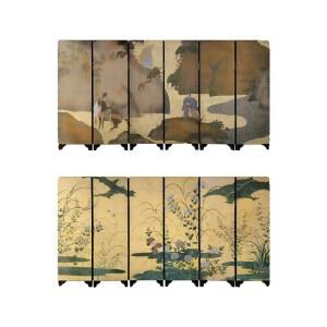 미니병풍 자개액자 제사용품 인테리어 디피 액자 중화 자개 제수용품 전통 중식당 병풍