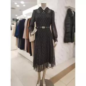 [미니멈] 세이브존01 카라넥 시스루 도트 풀 레이스 플레어원피스 MYAAWO2460A (S32048791)