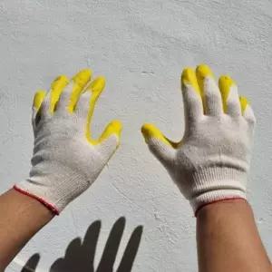 반코팅 장갑 황색 목장갑 면노반 손바닥코팅 10켤레