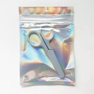 홀로그램 포장팩 대형 10x15cm 그라데이션 지퍼백 비닐팩 악세사리 악세서리