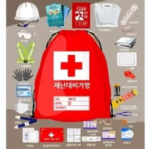 ( )재난대비가방 28종 학교안전교육 지진 화재 응급키트