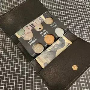 일본 동전지갑 여행용 여성 남성 엔화 수납 코인