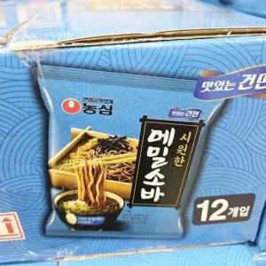 농심 메밀 소바 127g x 12개 68167