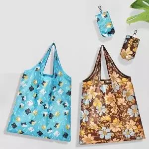 접이식 포켓장바구니 에코백 마트시장가방 쇼핑백