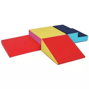 국산 실내 체육교구 방염 항균 베이직 언덕 블록매트 어린이용 학교체육 운동회