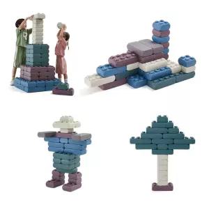 사고력발달 대형사이즈 소프트 상상 빅블럭 A 교구 48p 집콕놀이 집중력 자존감