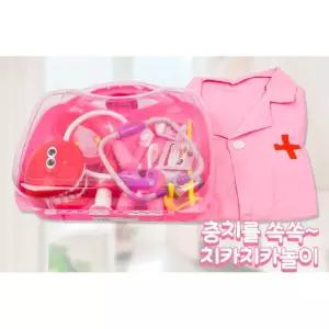 치카치카 치과놀이 가운n청진기n모형 세트 선물추천 엄마선물 선물용 메타인지