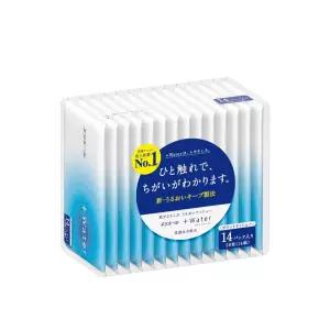 일본 보습 플러스워터 여행용 포켓 티슈 14개입 14매 1팩