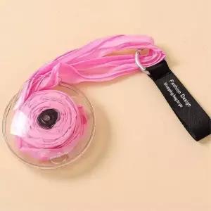 ( )롤업 포켓 수납 시장가방 (핑크)