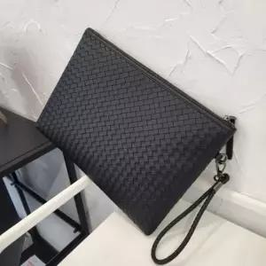 남성 남자 고급 격자무늬 패턴 골프 파우치 클러치백