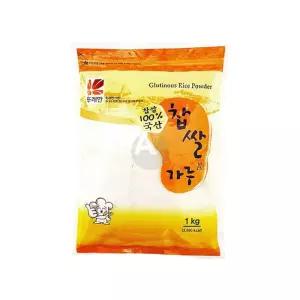 뚜레반 100프로 국산 찹쌀가루 1Kg 떡 김치 중화요리 고추장재료 튀김요리 중화요리 김장재료 찹쌀풀 곡물