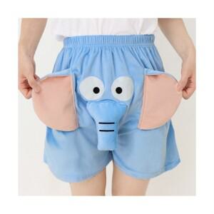 코끼리 반바지 잠옷 동물 남녀공용