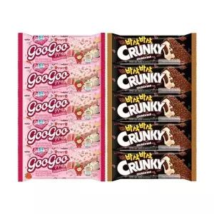 구구바 스트로베리 크림치즈x5+크런키바x5
