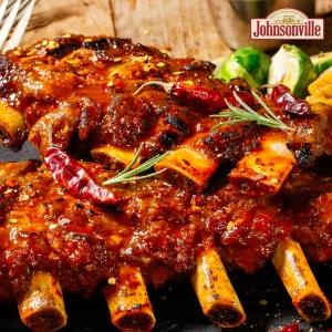 쟌슨빌 자이언트 스윗칠리 폭립 500g 1팩 바비큐 홈파티 캠핑음식 캠핑요리 간편식 안주