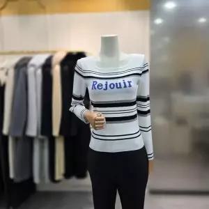 [에고이스트]보트넥 스트라이프 슬림핏 풀오버 ER1KL162OW_CA