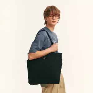 [롯데백화점]캉골 바이오 캔버스 에코백 Ⅱ 0053 블랙 (KREBEB00530)