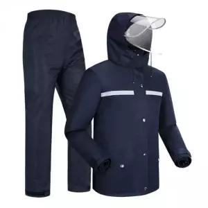 골프용 방수 상하의 오토바이 네이비 우비 바람막이
