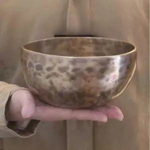 네팔 싱잉볼 명상 요가 차크라 불교 좌종 16cm