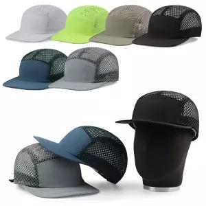 [마메든]남녀공용 슬린 캠프캡/쿨 메쉬 경량 여름 캠핑용 스냅백 데일리모자
