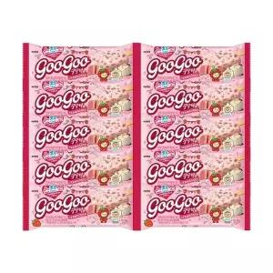 [롯데제과]구구바 스트로베리 크림치즈 80mlx10개