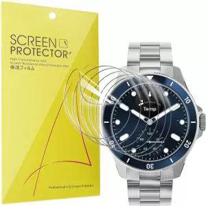 WITHING스 스캔워치 노바 스크린 프로텍터와 호환되는 램쇼 [6팩] 전체 커버리지 TPU 클리어 필름 42mm