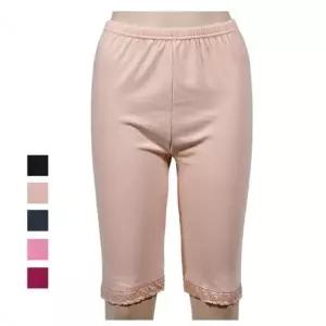 여성 보온성 기모 내의 레이스 속바지 하의 5부 내복