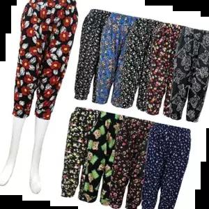 촌캉스 여성7부 몸빼바지 여름바지 냉장 일바지 빅사이즈