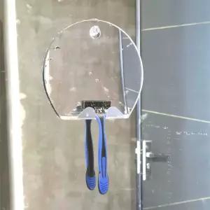 면도기걸이 안전 거울 김서림 방지 면도 화장 부착/인테리어/스티커/아크릴/사각/장식/예쁜/시트/보조