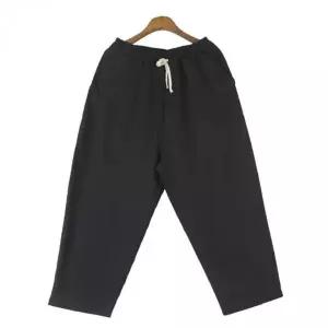 [셀러에이드]린넨 남성 배기 팬츠 밴딩 데일리 캐주얼 바지