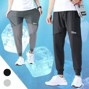 [골드스마일]남성 여름용 밴딩 조거 팬츠 9부 쿨 배기핏 스트링 캐주얼