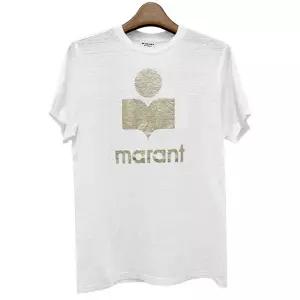 [명품] 25SS  에뚜왈 ZEWEL 린넨 로고 반팔티 화이트 라이트 골드 TS0001F..