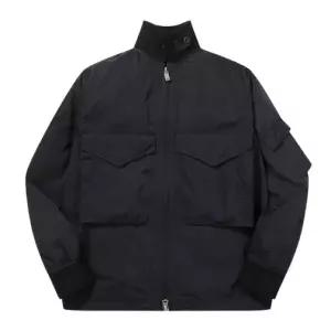 [롯데백화점]본 남성 F/W 간절기 세이지 니트 립 점퍼 네이비 BN4FJP421NY