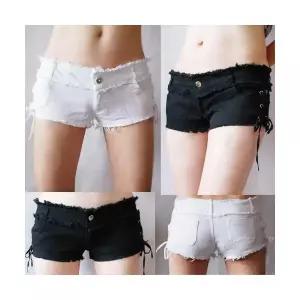 여자 청반바지 데님 스판 힙업 슬림 미니 핫팬츠 원템4