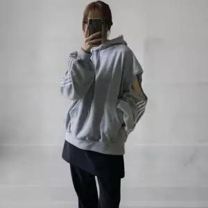 [하프클럽/다잇템]여성 일상 캐쥬얼 슬릿 후드티