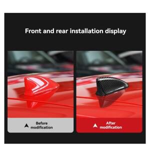 L10A 자동차 안테나 지붕 공중 신호 상어 지느러미 커버  스티커 Honda 10 세대 Civic Hatchback