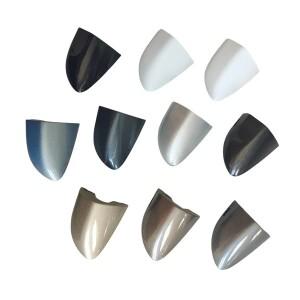 LHD 실버 왼쪽 드라이버 도어 잠금 실린더 핸들 커버 캡 VW Passat B6 B7 2006-2011 CC 3C0 837 879 08378