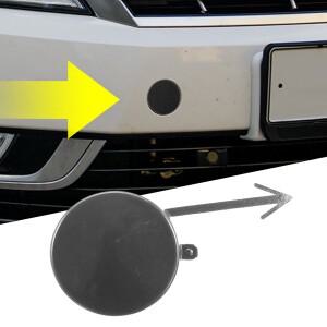 후크 커버 Passat CC 2013 17 용  광택 블랙 견인 앞 범퍼 오프닝을 보호하고 커버합니다.