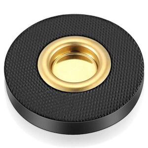 첼로용 파모구 락 스톱, 플로어 프로텍터 현악기 액세서리용 첼로 엔드핀 휴식 크리스마스 선물, 브라스 컵 및 고무 매트 미끄럼 방지 베이스가 강화된 스톱 스탠드 홀더