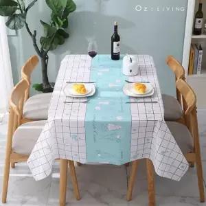 오즈리빙 방수식탁보137*180 캠핑용 테이블보 식탁보