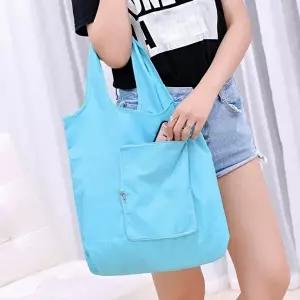 혼시티 폴딩 지퍼 마트 장바구니 (컬러랜덤)