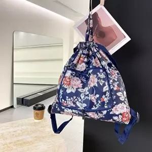 엄마 백팩 접이식 시장가방 휴대용 폴딩 장바구니