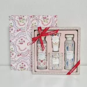 (쇼핑백포함) 캐스키드슨 와일드로즈 & 퀸스 인덜전트 4종세트 바디워시200ml 로션200ml 핸드크림30ml 배스솔트100g 바디케어세트