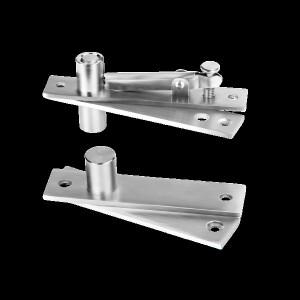 헤비 듀티 스테인레스 스틸 360도 회전 나무 보이지 않는 문 경첩 숨겨진 피벗 힌지 시스템 가구 하드웨어